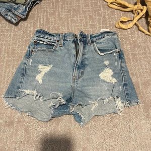 Abercrombie High Rise Mom Shorts